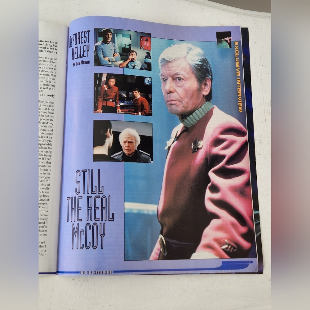 Vintage Star Trek Communicator Magazine #163 USS Enterprise Cover July/Aug 1995 - Picture 9 of 10